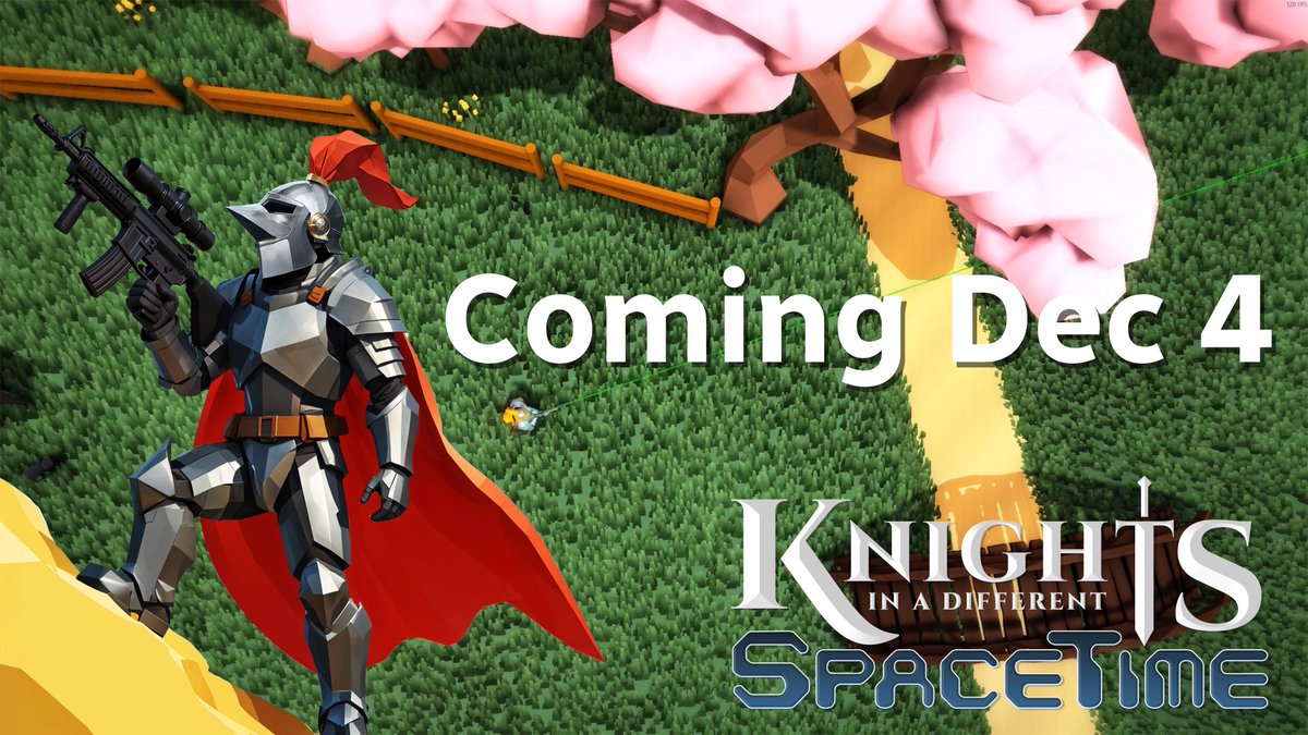 It's official! Knights In A Different SpaceTime will be launching Dec 4, 2025!
#indiegame #gamedev