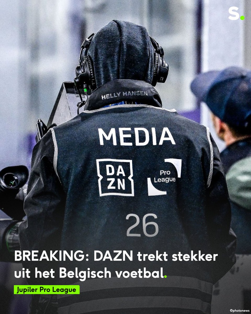 De bom is gebarsten: rechtenhouder DAZN blaast het contract met de Pro League op. #JPL #Voetbal 

sporza.be/nl/2025/11/25/…