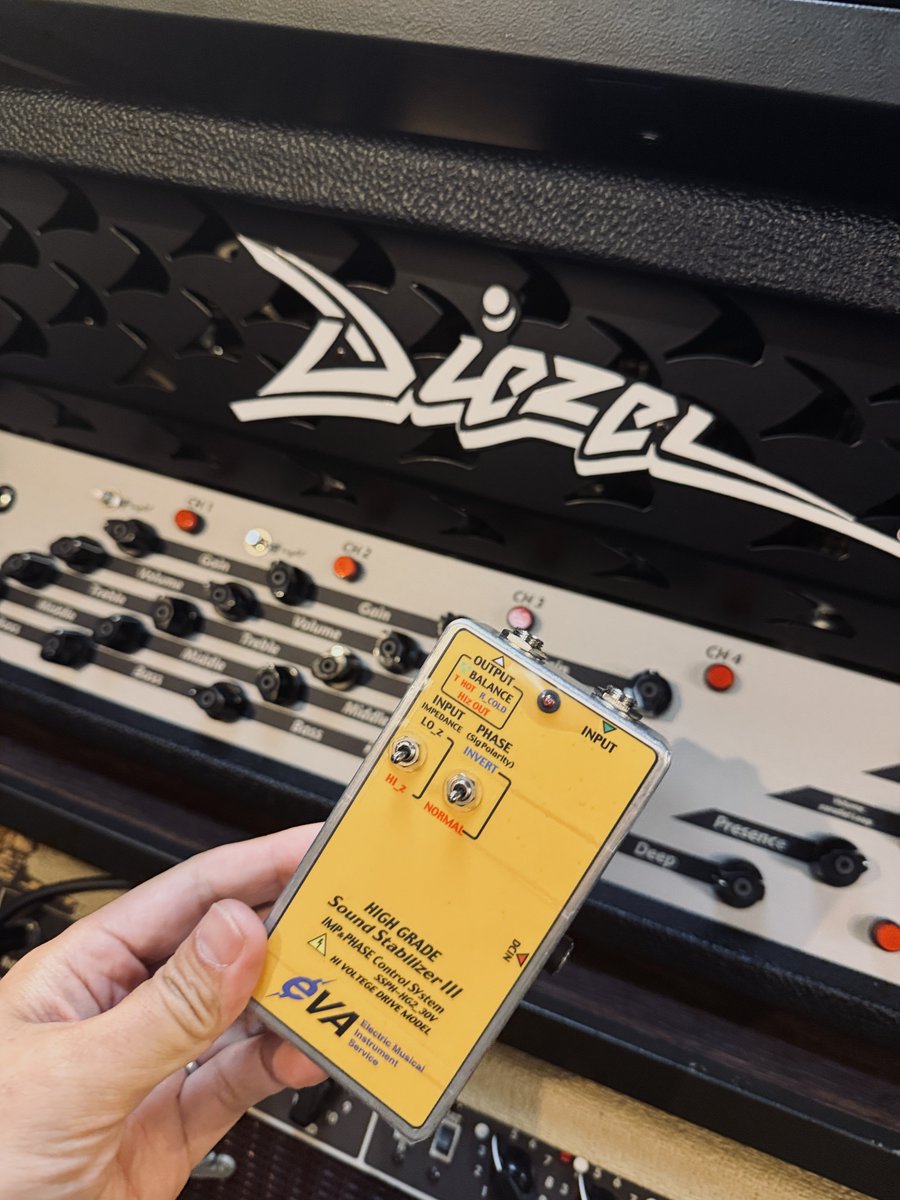 AKI51503's tweet image. 買ってきたアンプやエフェクターが「試奏の時と音違うなぁ」って思う時に使うと解決することがあるスタビライザー

万人に勧めるもんでもないけど、「あれ？」ってなる時の選択肢としてめちゃくちゃ重宝してます