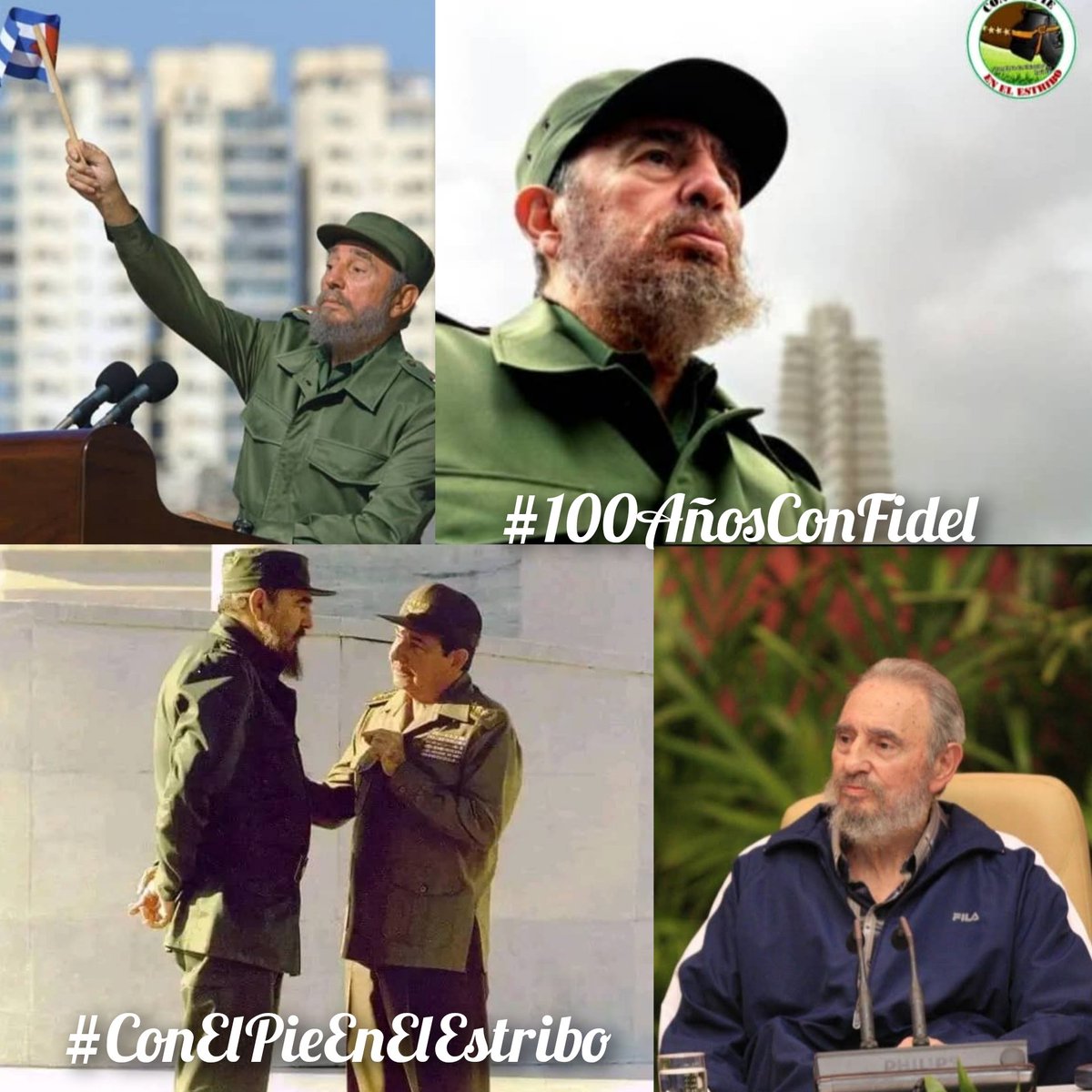 PieEnElEstribo2's tweet image. &quot;No muere quien siembra luz y futuro&quot; 
Fidel respira, renace cada día y señala el rumbo hacia un futuro en Revolución, la suya, la nuestra . 
#100AñosConFidel 
#ConElPieEnElEstribo