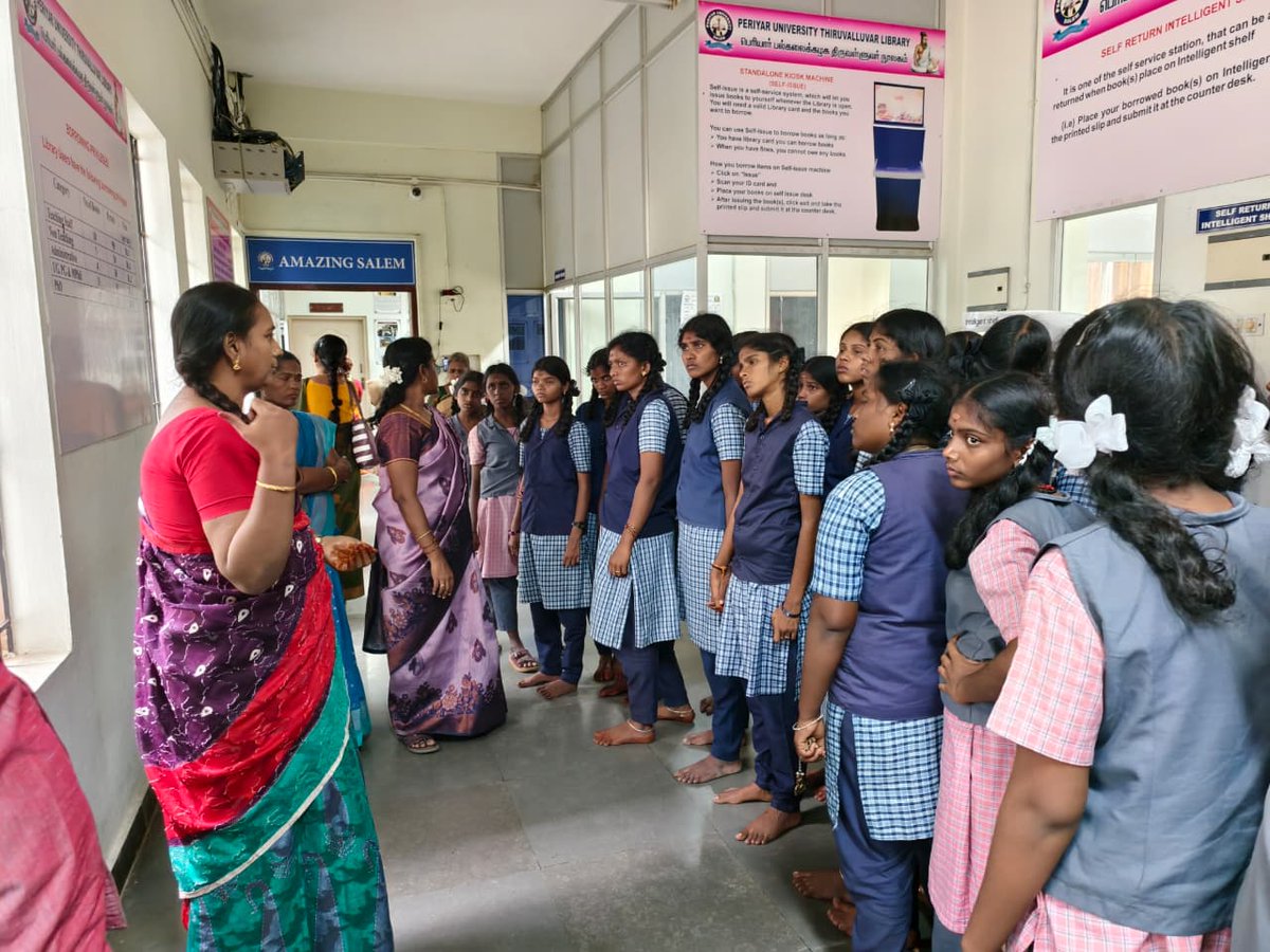 PeriyarVarsity's tweet image. 🎓✨ Students from Govt. ADW Higher Secondary School, Ambedkar Nagar, Attur, visited Periyar University today (25.11.2025) to explore higher education opportunities. Inspiring campus experience!

#PeriyarUniversity #CampusVisit #EducationalTour #HigherEducation #StudentExposure