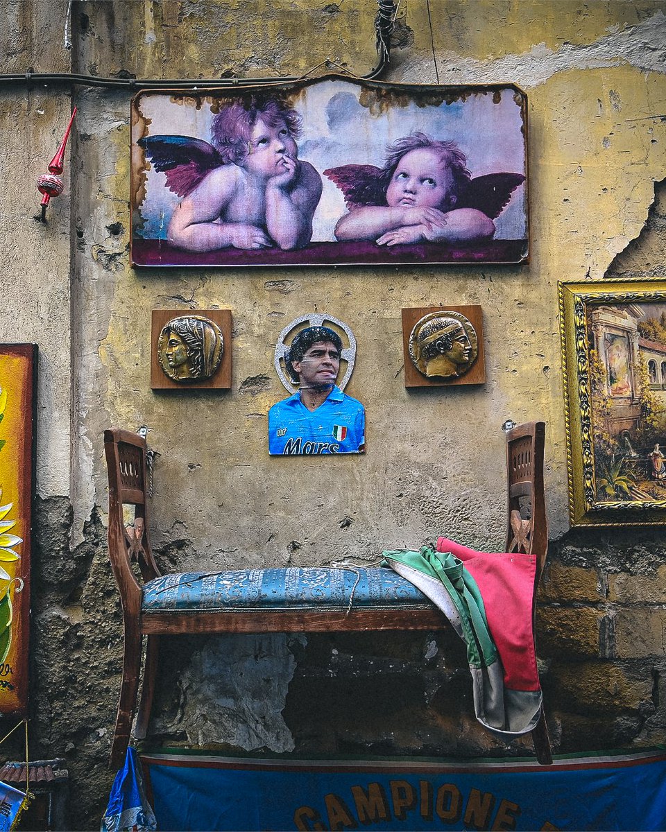 Diego Armando Maradona. Per sempre. In ogni angolo. 🌍🤍