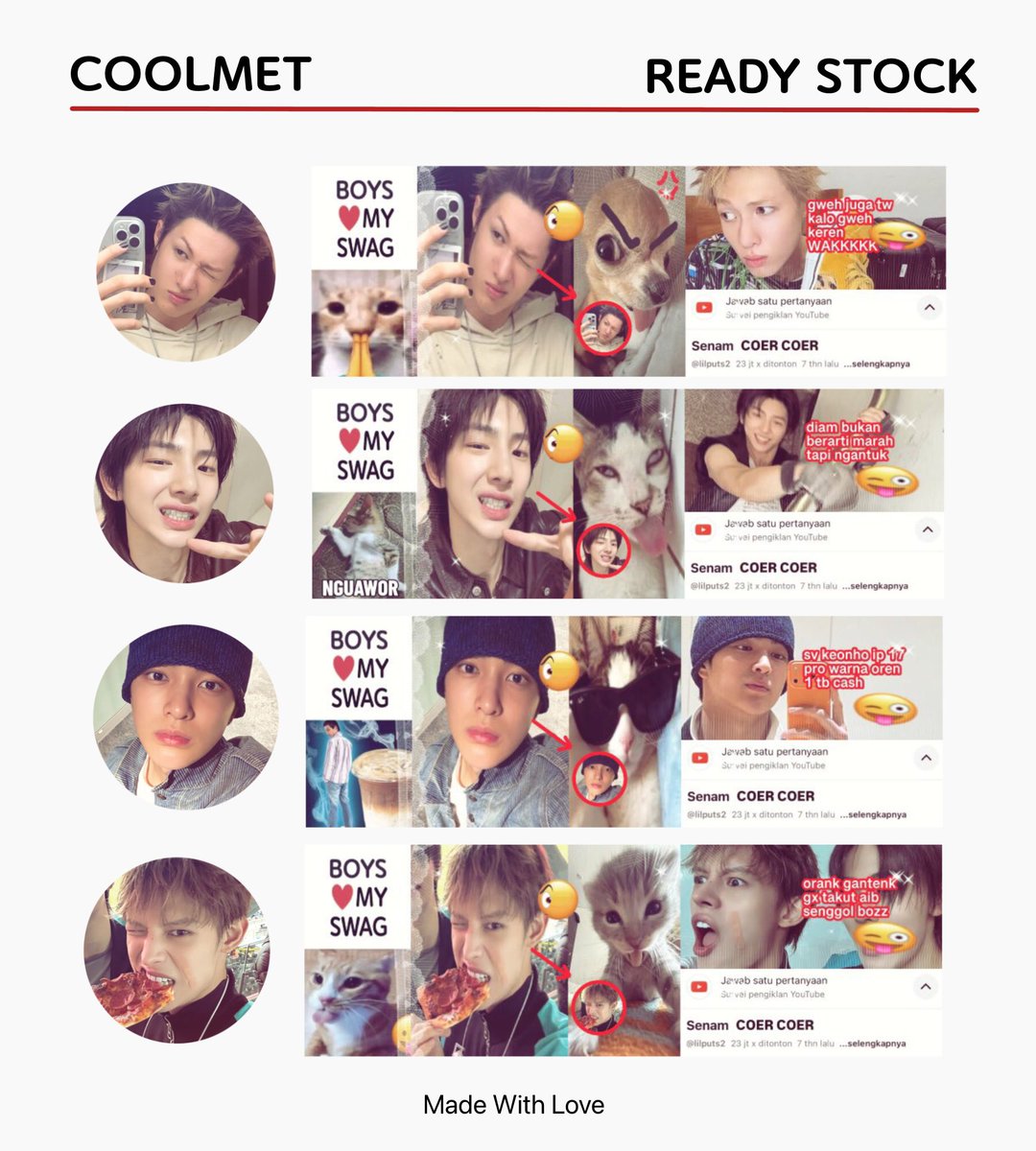 help repost makasihh 😉🔥

hyy aq bawa layout ready stock jamet edisi cortis yg gacoer abiezz, harganya 8k doang murah kok gaperlu banting pintu 😝 yuu jajan dibeli nanti aku spill nomer hp cortis 🥶 

#zonauang #zonaba