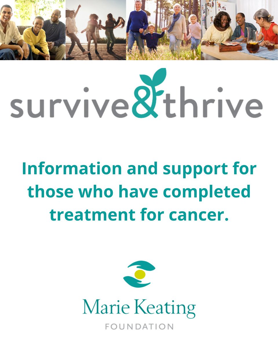 MarieKeating's tweet image. Free online survivorship workshop for people recovering from cancer as part of our Survive and Thrive series. Starts Tuesday 6th January. 
Places are limited &amp;amp; registration is essential.
For further information, click here:

mariekeating.ie/events/survive…

#CancerSupport