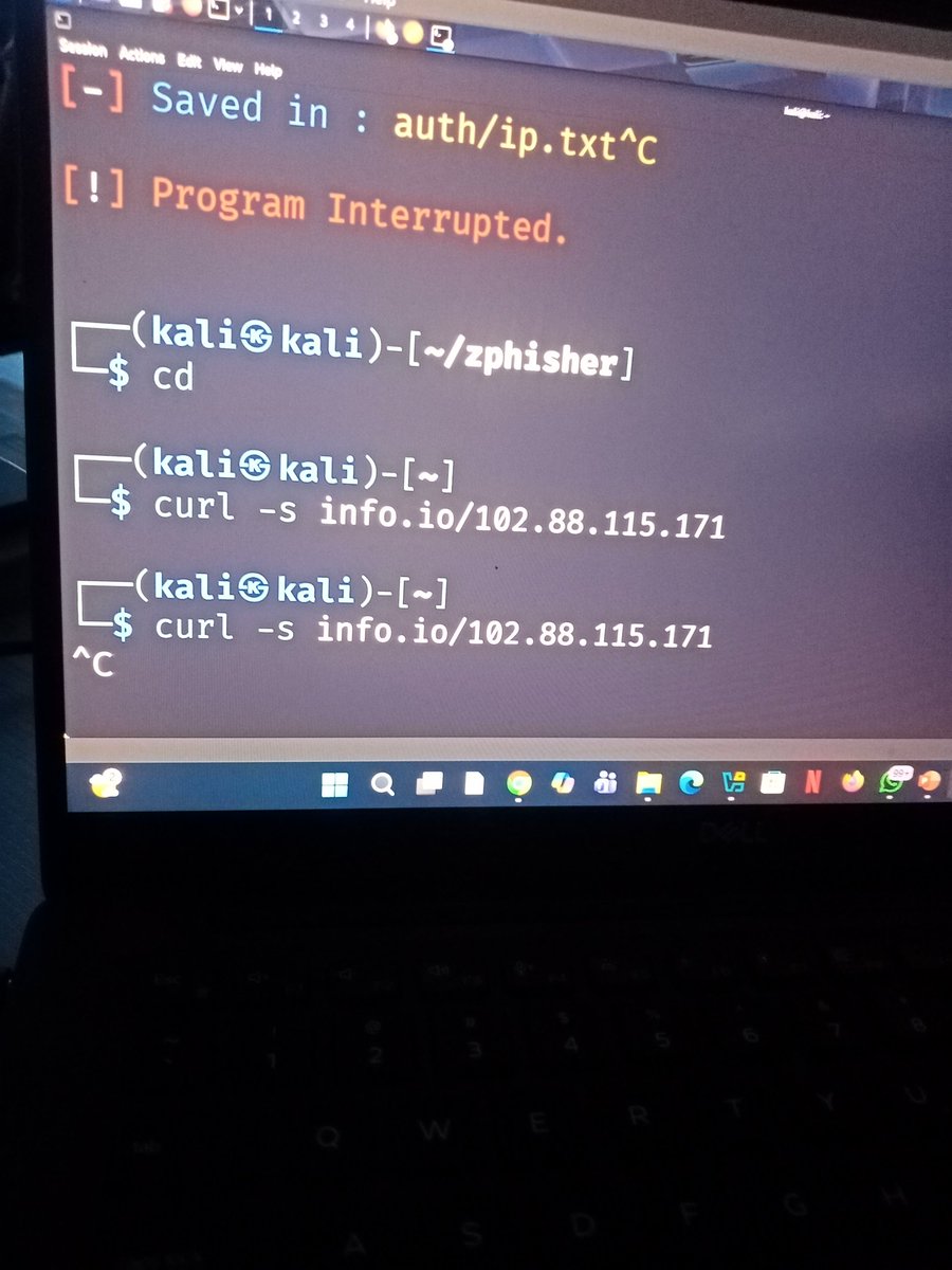 HappinessO65711's tweet image. Day 25/100 #100DaysOfCyberSecurity

Today I explored Zphisher on Kali Linux to understand how phishing pages are created and how attackers try to capture IP info. Seeing it in action really shows how easy it is for users to fall for fake links if they’re not careful.