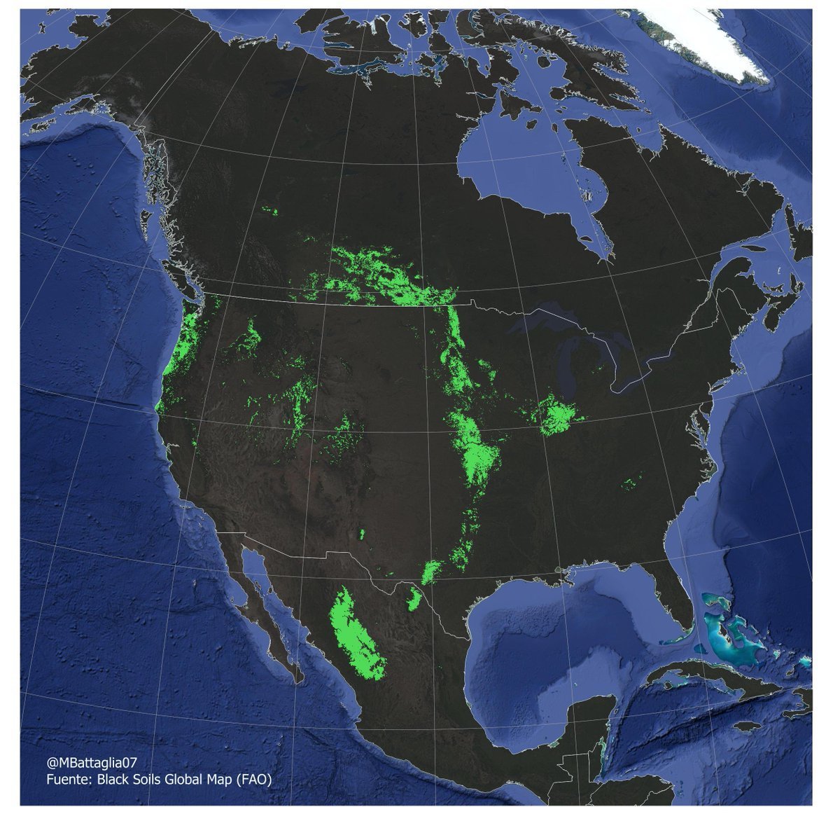 MBattaglia07's tweet image. ¿Qué son y a dónde están los Suelos Negros? 🌱🌻

En los mapas podemos ver fácilmente la distribución de los mismos (de acuerdo a FAO e info disponible). 

Pero vamos con algunos detalles 👇