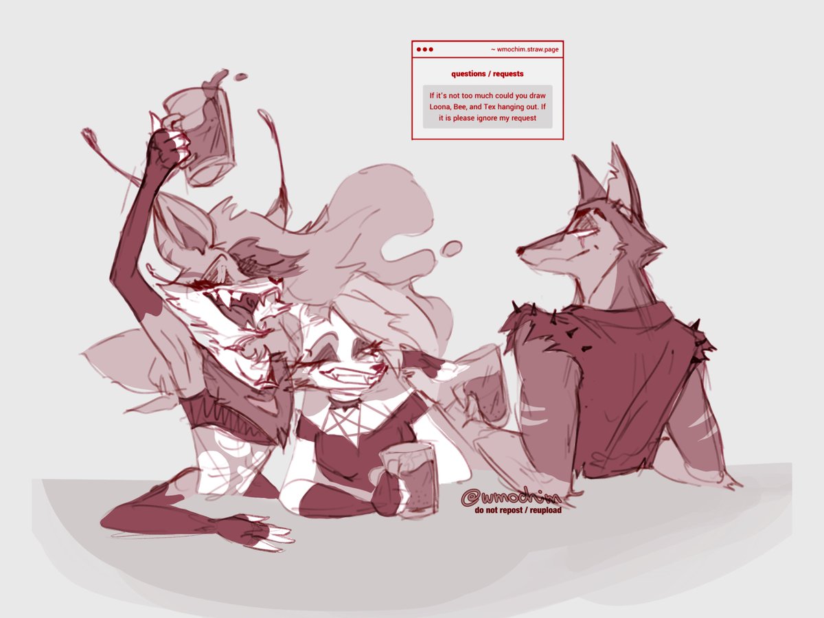 "Let’s get you some friends girl" 

#HelluvaBossFanart #Loona #Beelzebub #Vortex