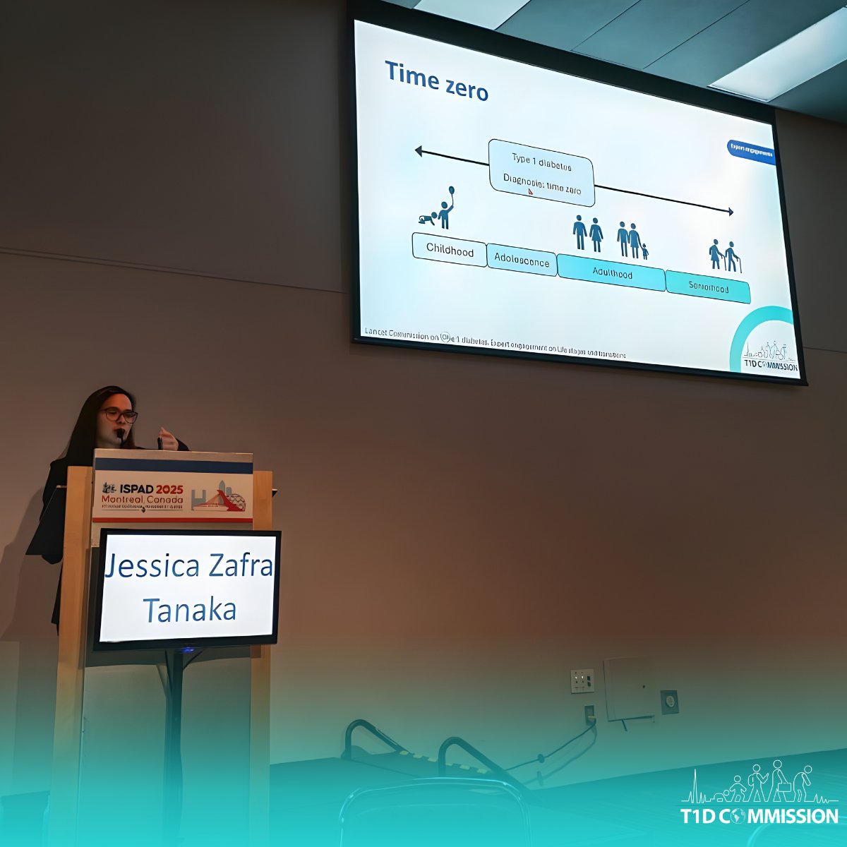 NCDPolicyLab's tweet image. The Lancet T1D Commission was featured at #ISPAD2025 🌍

As @ispad_org once again provided a key platform new tech advances in #T1D management &amp;amp; ongoing challenges, the Commission contributes to bringing evidence and lived experience together to strengthen T1D care worldwide.