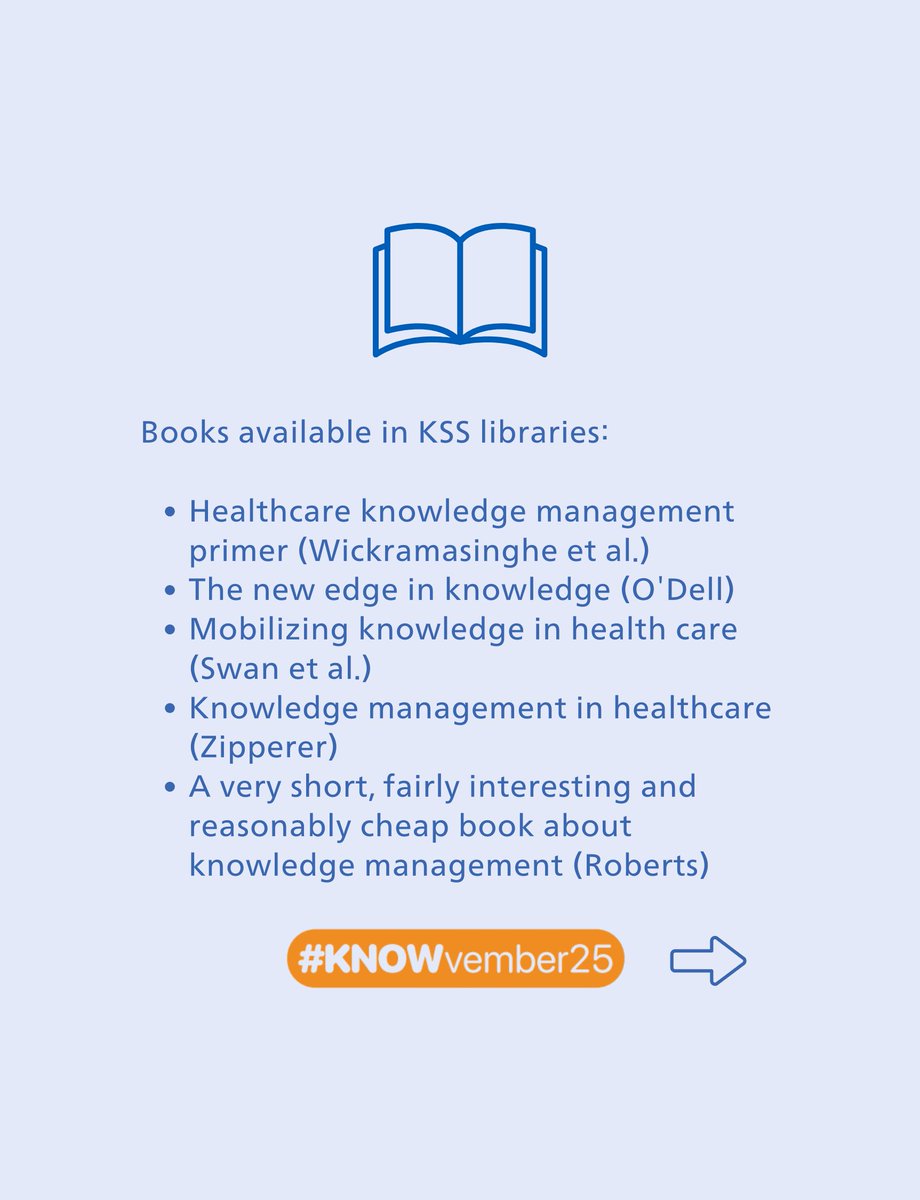mtwnhslibrary's tweet image. 🔍Want to know more about what &apos;knowledge mobilisation&apos; actually means? 📚We&apos;ve highlighted a list of books, articles and websites which will help you explore more 👉See images for resource ideas to boost your team&apos;s knowledge practices 💡 #KNOWvember25