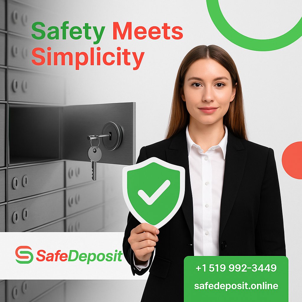 SafeDepositapp's tweet image. Safety made simple — that’s the SafeDeposit promise. From secure storage to seamless access, we’re here to protect what matters most. Your security, your peace of mind. ✔️🔐
Visit: safedeposit.online

#SafeDeposit #SecureStorage #SafetySolutions #SmartSecurity #Protected