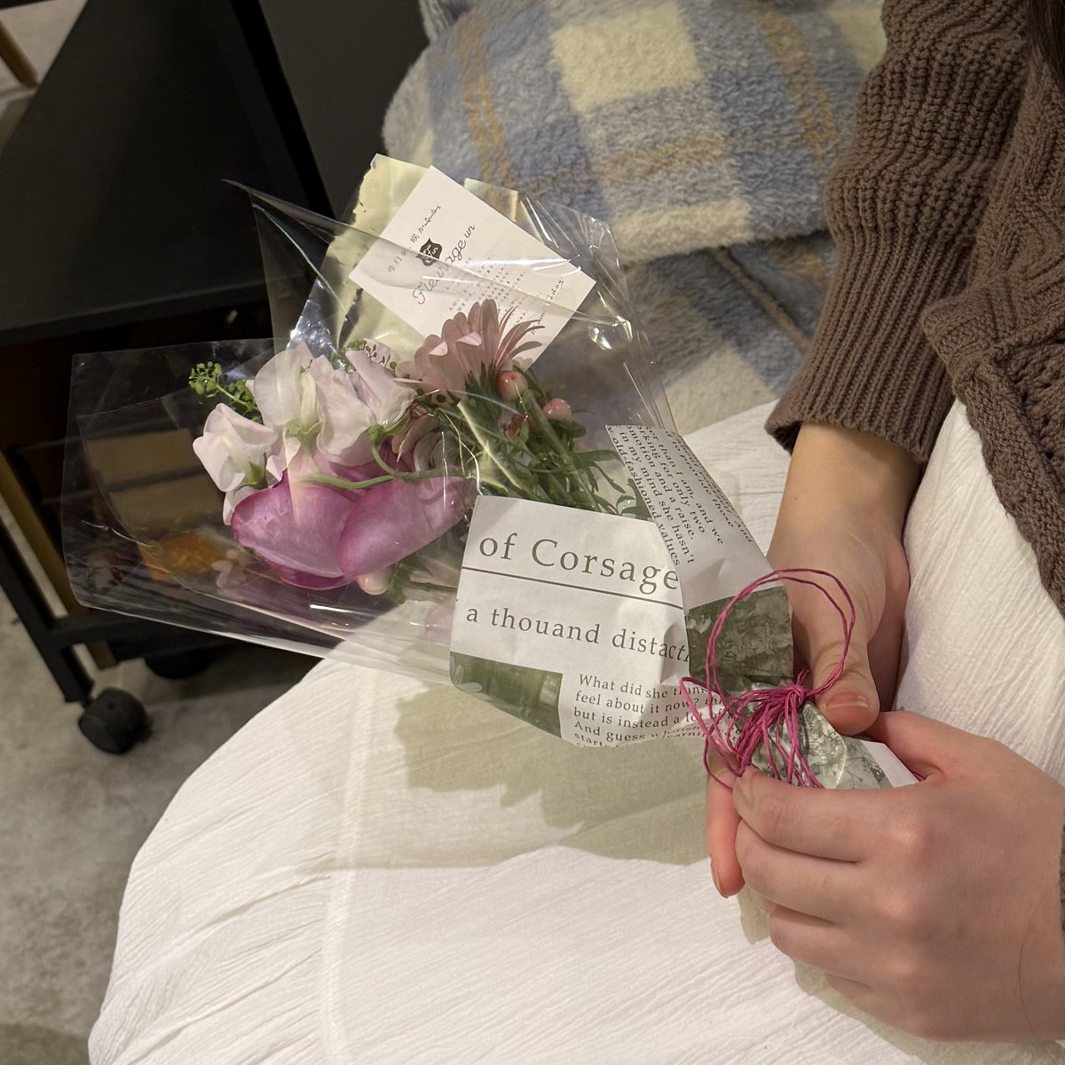 _yettocome___'s tweet image. 一年ぶりに会えたお友達💐
いつも私の選ぶお花が好きって喜んでくれて私も嬉しい（т-т）