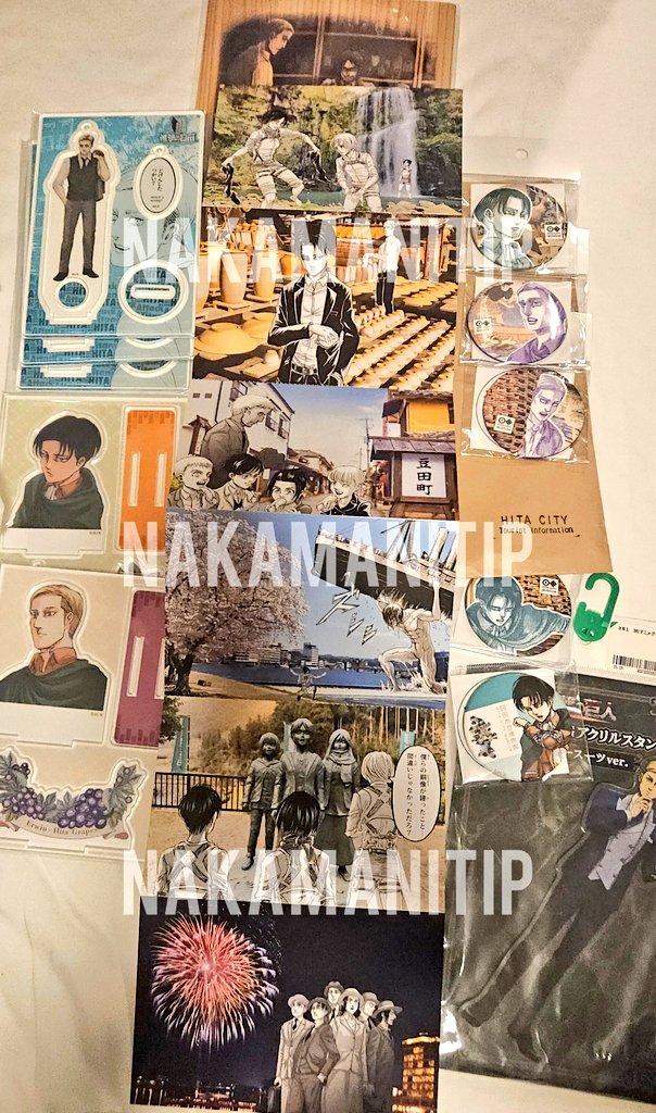 nakamanitip's tweet photo. Hita haul✨️ terimakasih untuk yg udah nitip ke kita hari ini 🤗 
#aot #AttackOnTitan https://t.co/sAwfba0FpO