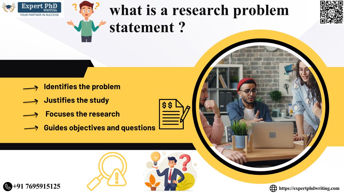 expertphdassist's tweet image. Research Problem Statement
A strong research problem identifies the issue, justifies your study &amp;amp; guides your objectives. Need expert help?

👉 wa.me/917695915125
 | expertphdwriting.com

#PhD #ResearchProblem #ThesisHelp #AcademicWriting