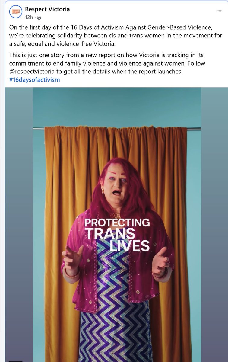 Gaynotqueer1's tweet image. The Victoria government posted this on the first day of &apos;16 Days of Activism Against Gender-Based Violence&apos;.