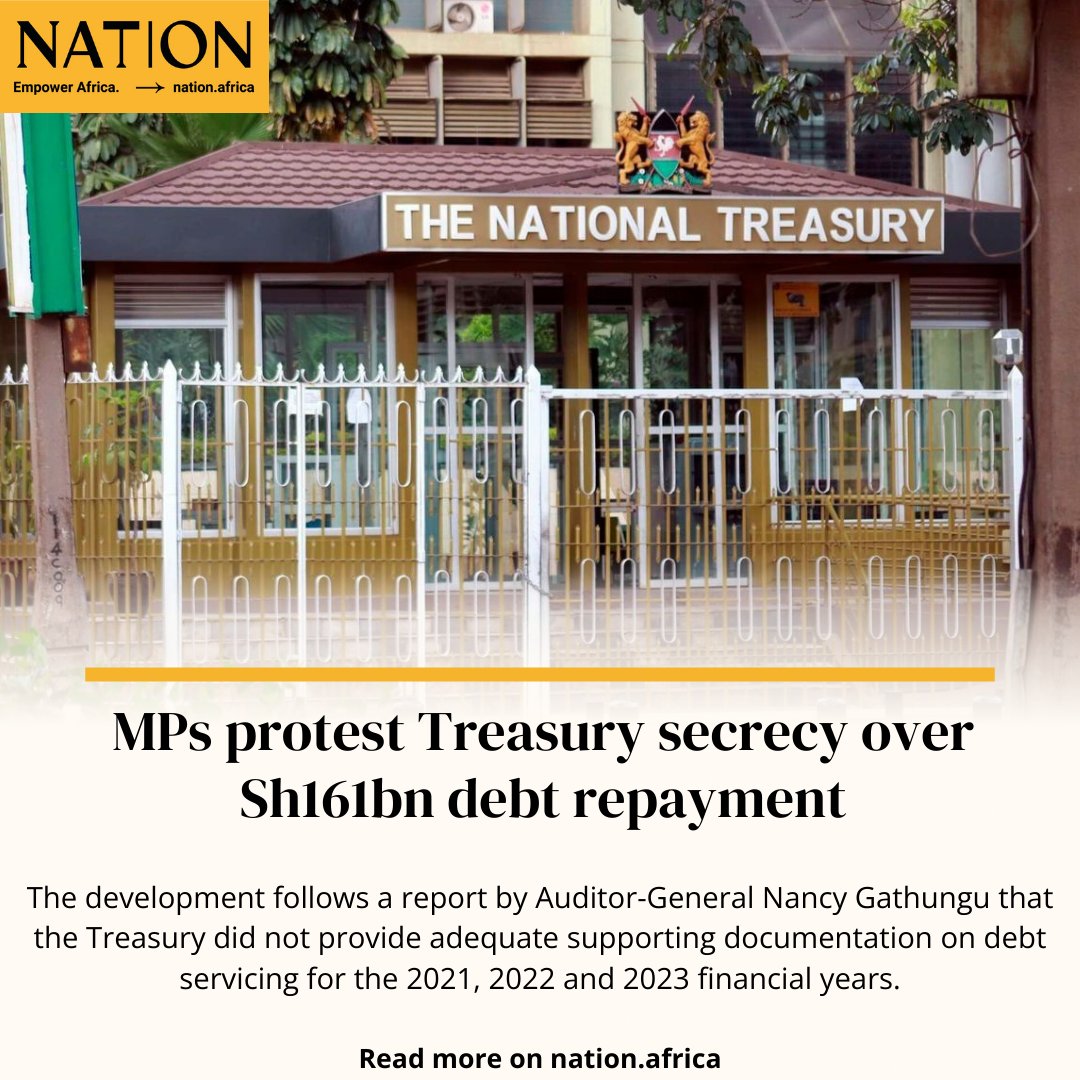 For the past one week, I have been sensitizing the people about illegal debts.

There's something and I don't know if you are seeing it.

We are being auctioned. We are being turned into slaves.

Look here. Frame one : Ksh 1.3T was illegally withdrawn from the treasury without
