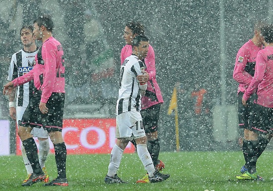 Evidentemente, si può (si potrebbe) giocare anche quando fa freddo e/o nevica, senza cercare alibi preventivi