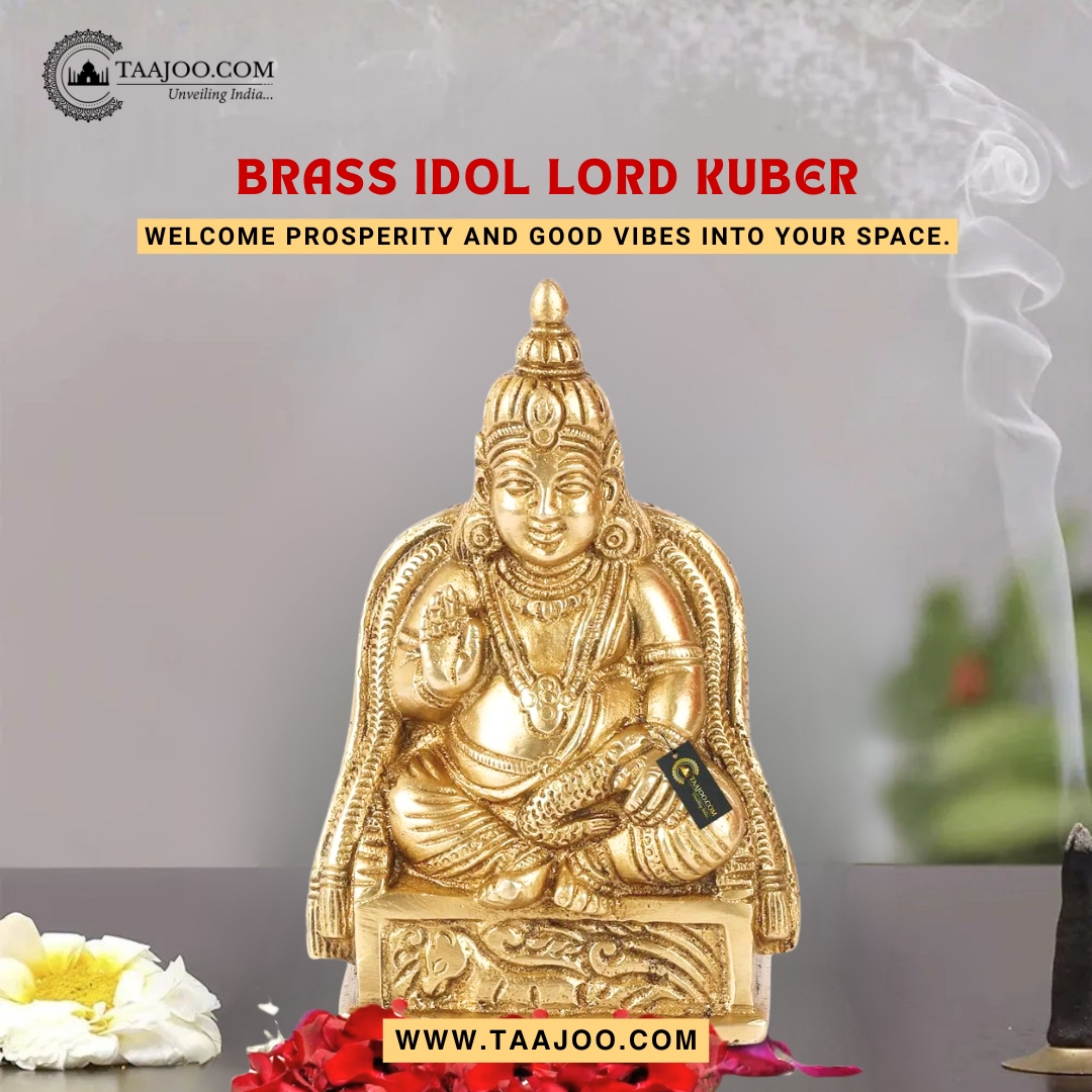 Taajooindia's tweet image. Brass Lord Kuber Sitting Statue - Perfect for your pooja room
Invite prosperity &amp;amp; abundance into your home with this beautifully handcrafted idol of the God of Wealth.

Shop Now - taajoo.com/product/brass-…

#LordKuber #BrassIdol #PoojaRoom #Prosperity #Taajoo