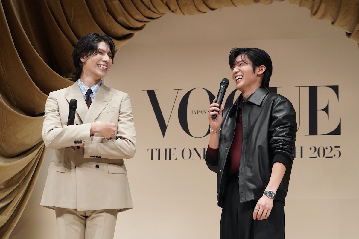 realsoundjp's tweet photo. ＼🏆「THE ONES TO WATCH 2025」授賞式レポ ／

📎https://t.co/3EEascB1VL

Snow Man 目黒蓮、ラウールの“まさか”のスケジュールに「聞いてないけど！」
来年の目標は「ここからが試練」

／
📷写真一覧はこちら
https://t.co/dQ06w7mSrl
＼

#ラウール #目黒蓮 https://t.co/7tF386KB9m