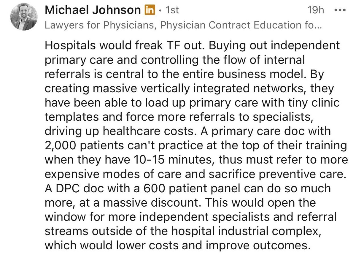 GeBaiDC's tweet image. What if physicians were allowed to own hospitals?