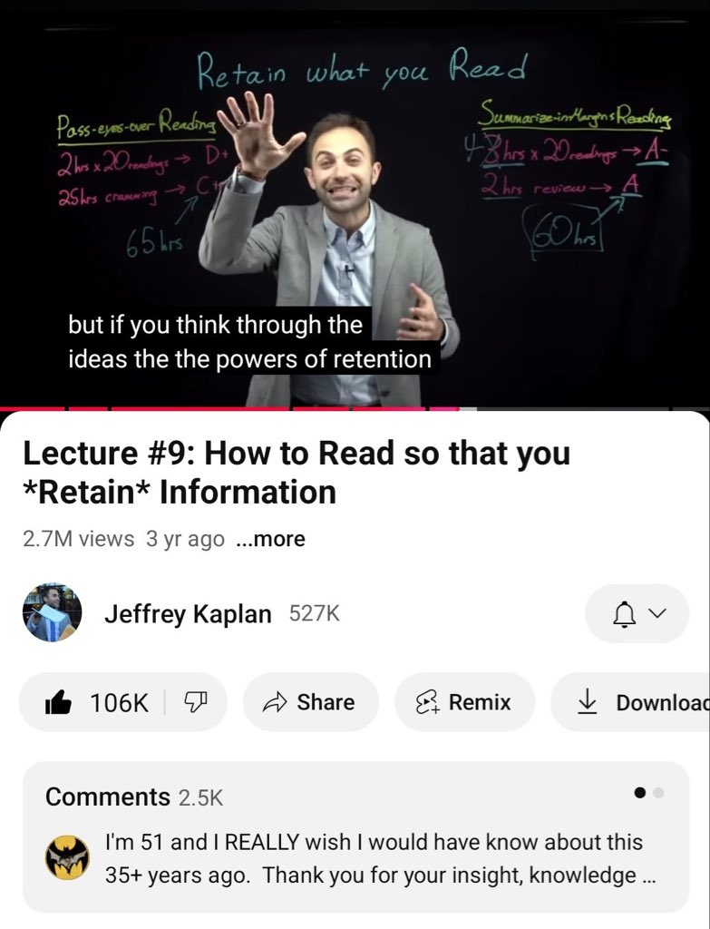 xKnowledgeBANK's tweet image. This guy literally shows you how to read so you never forget