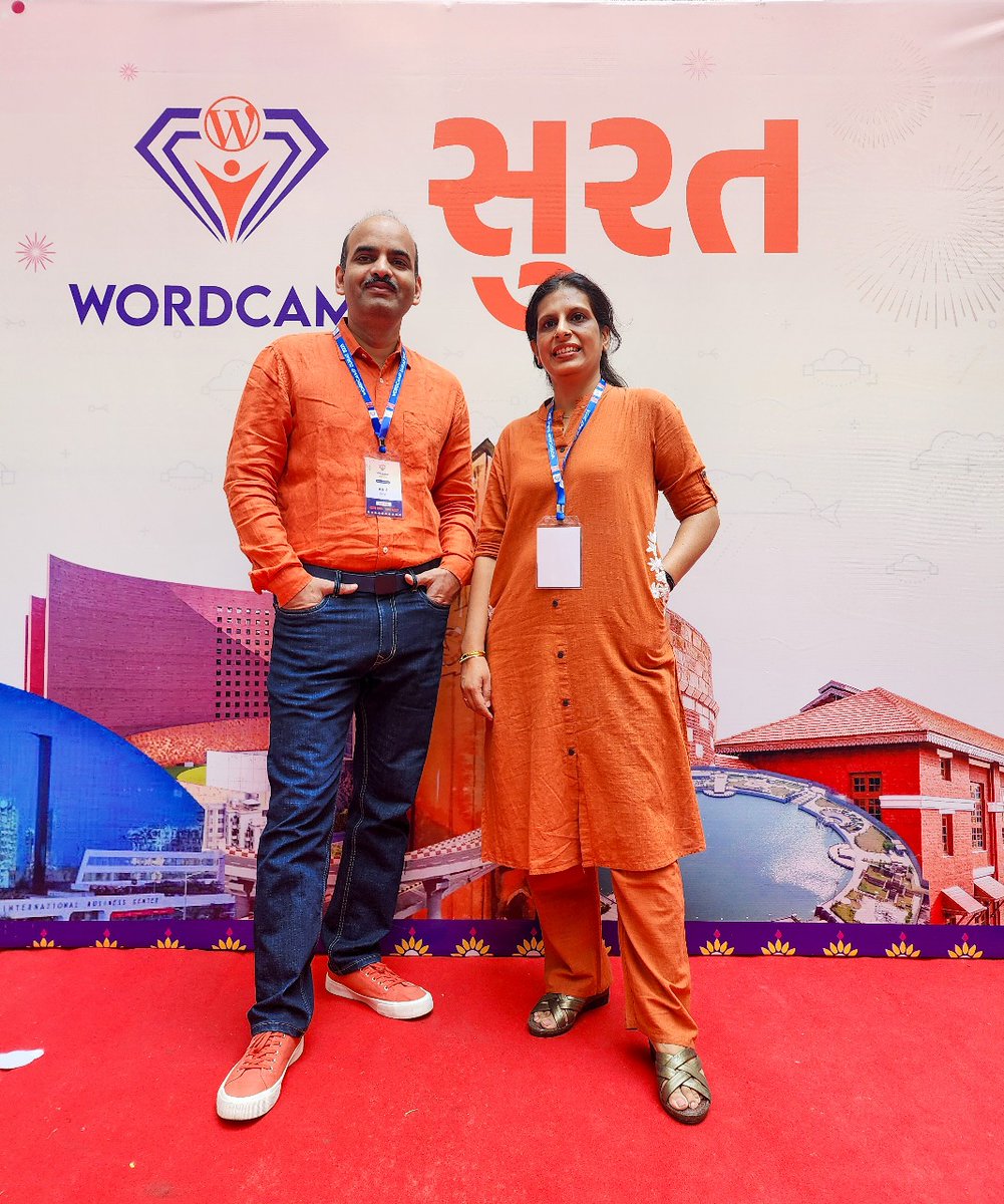 wpoets's tweet image. Team @wpoets  at #WCSurat2025 🚀
@thecancerus  – Panel Discussion
@savitas  – Attendee
@sketchboy003  – Volunteer
Great energy, great community! 💙
#WordCamp #WordPress