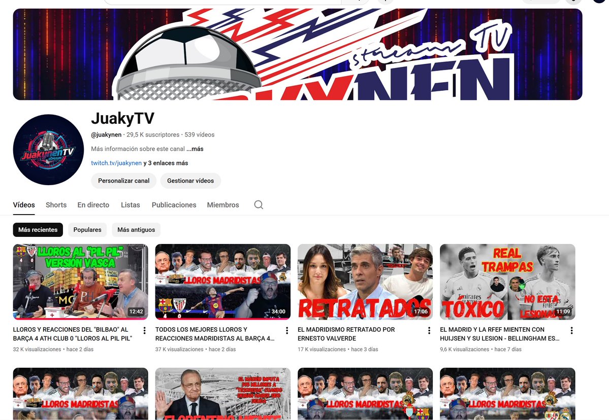 Juakynen's tweet image. HEMOS VUELTO
En este hackeo he aprendido varias cosas:
1 que tengo la mejor comunidad del mundo
2 que me robaron la cuenta solo para tumbarme el canal
3 que hay gente que me ha decepcionado mucho.