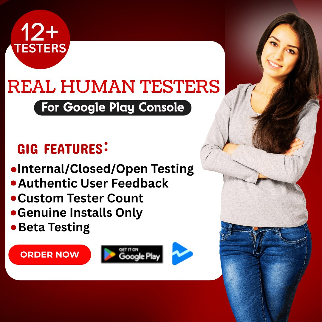 ParvinParu0's tweet image. 🚀 Want real users to test your app before it goes live?
Try my #12Testers App Testing Package &amp;amp; fix issues before launch.
Make your app stand out! 

#12apptester
#closetesting
#12testers
#googleplaytesters
#12testersgoogleplay

➡️Visit Now: fiverr.com/s/xXgZ8oa