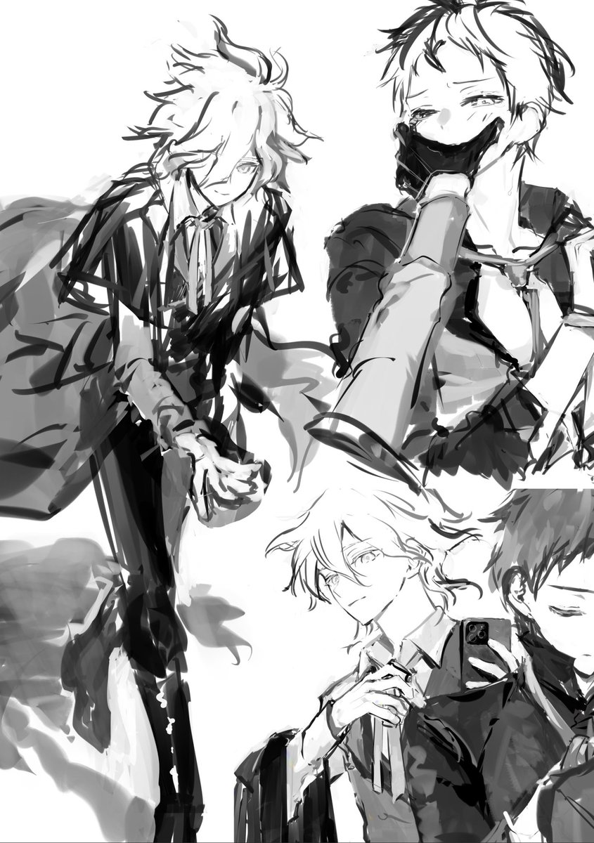 王座グッズイラストが良すぎて描きました(wip)
狛日