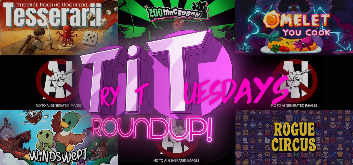 ZombiWorkshop's tweet image. It&apos;s TRY IT TUESDAY time again! Here&apos;s your weekly dose of demo&apos;s we tried last week... or at least the ones that weren&apos;t infected with GenAI. Feel free to recommend, or try anything you like. Support your #indiegame devs!