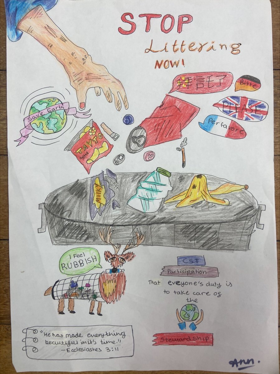 StMargaretWard's tweet photo. We had so many amazing entries for our Y7 Touching Hearts Anti-Litter poster campaign. The winners were:

1st Prize: Ann Sara 7-2
2nd Prize: Eris 7-4
3rd Prize: Ruqayah 7-6

All entries will be awarded achievement points, well done Year7! 👏 https://t.co/Ttzo45yGB1