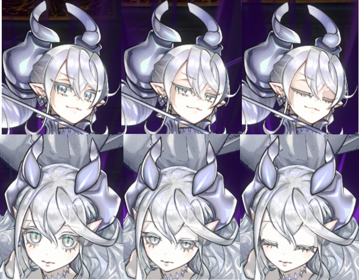 迷宮城の白銀姫のイラスト違いが実装され、通常版共々召喚演出が付いた