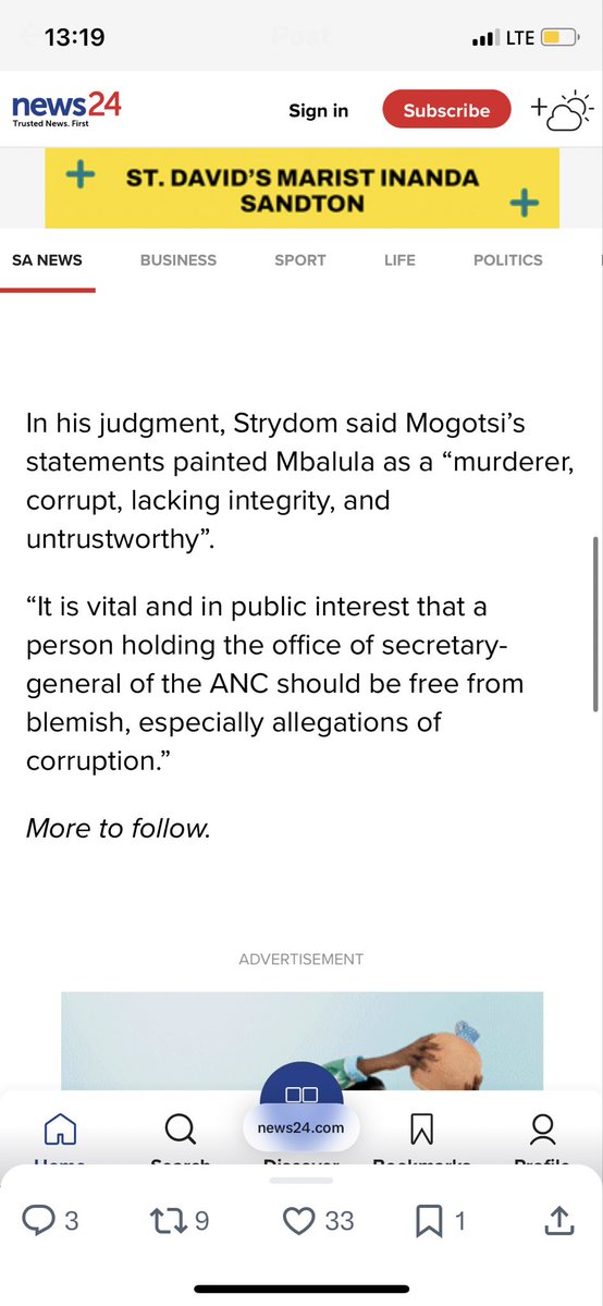 MbalulaFikile's tweet image. [READ] High Court Rules in Fikile Mbalula’s Favour after Brown Mogotsis defamatory Bozwana Murder allegations.

“Judge Jacobus Strydom found that Mogotsis claims were false and defamatory”