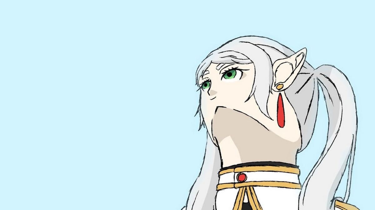 I just wanted to join the challenge!! 😂
 I can’t teach anyone how to recreate this pose, on the contrary, I’m sure something is off in my work too, but I tried my best!! 💪
#frieren #artchallenge #frierenfanart #fanart