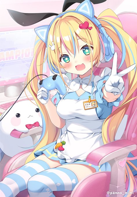 アリスグリントさんの秘書アリスちゃん( @alice_secretary )が歌う
「トキメキキラメキ攻略中!」歌ってみた
イラスト描かせていただきました!🎮💙
アリスちゃんの可愛い歌声ぜひ聴いてください🫶

https://t.co/m2ZanM4KYQ

#秘書アリス #おにコン 