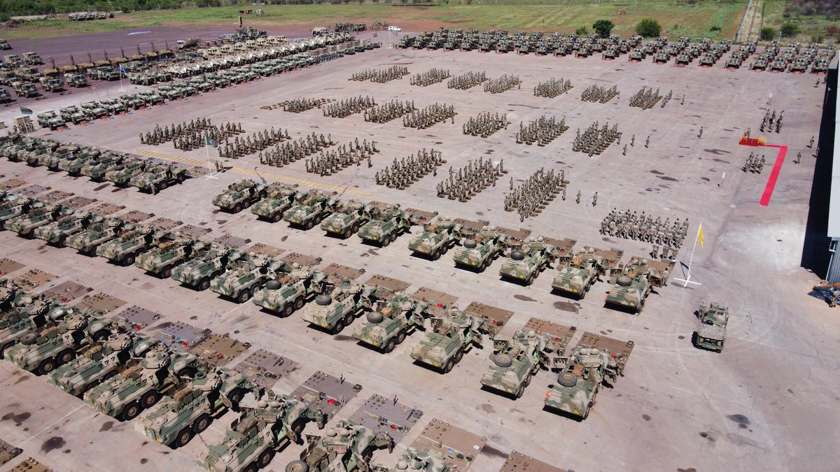 SANDF_ZA's tweet image. READ || Exercise VUKUHLOME IV || Stable Parade Has Brigade Raring to Go

facebook.com/10006886559395…

#SANDF
#SAArmy
#PrideOfLions
#ExerciseVUKUHLOME_IV