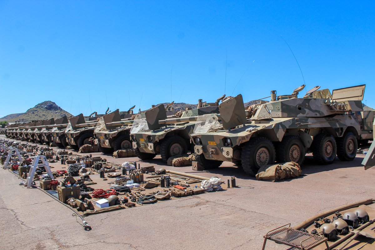 SANDF_ZA's tweet image. READ || Exercise VUKUHLOME IV || Stable Parade Has Brigade Raring to Go

facebook.com/10006886559395…

#SANDF
#SAArmy
#PrideOfLions
#ExerciseVUKUHLOME_IV