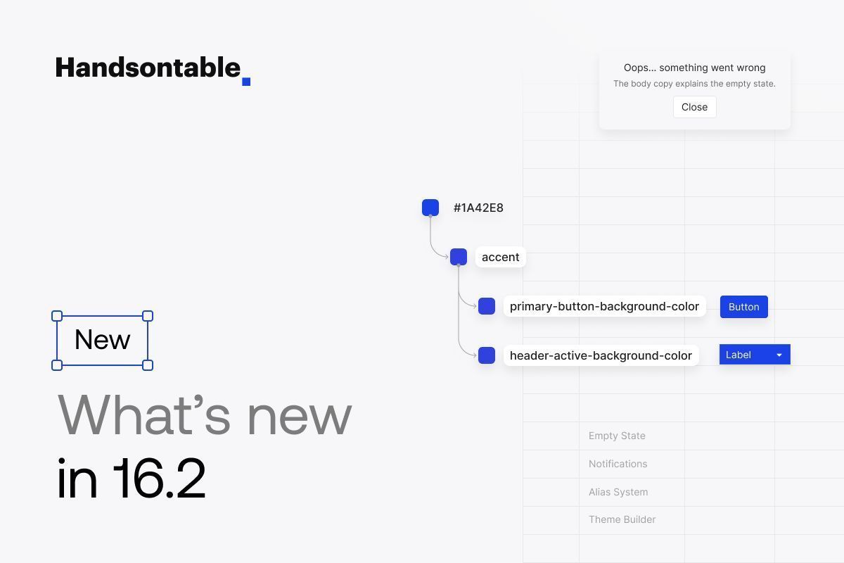 Handsontable tweet media