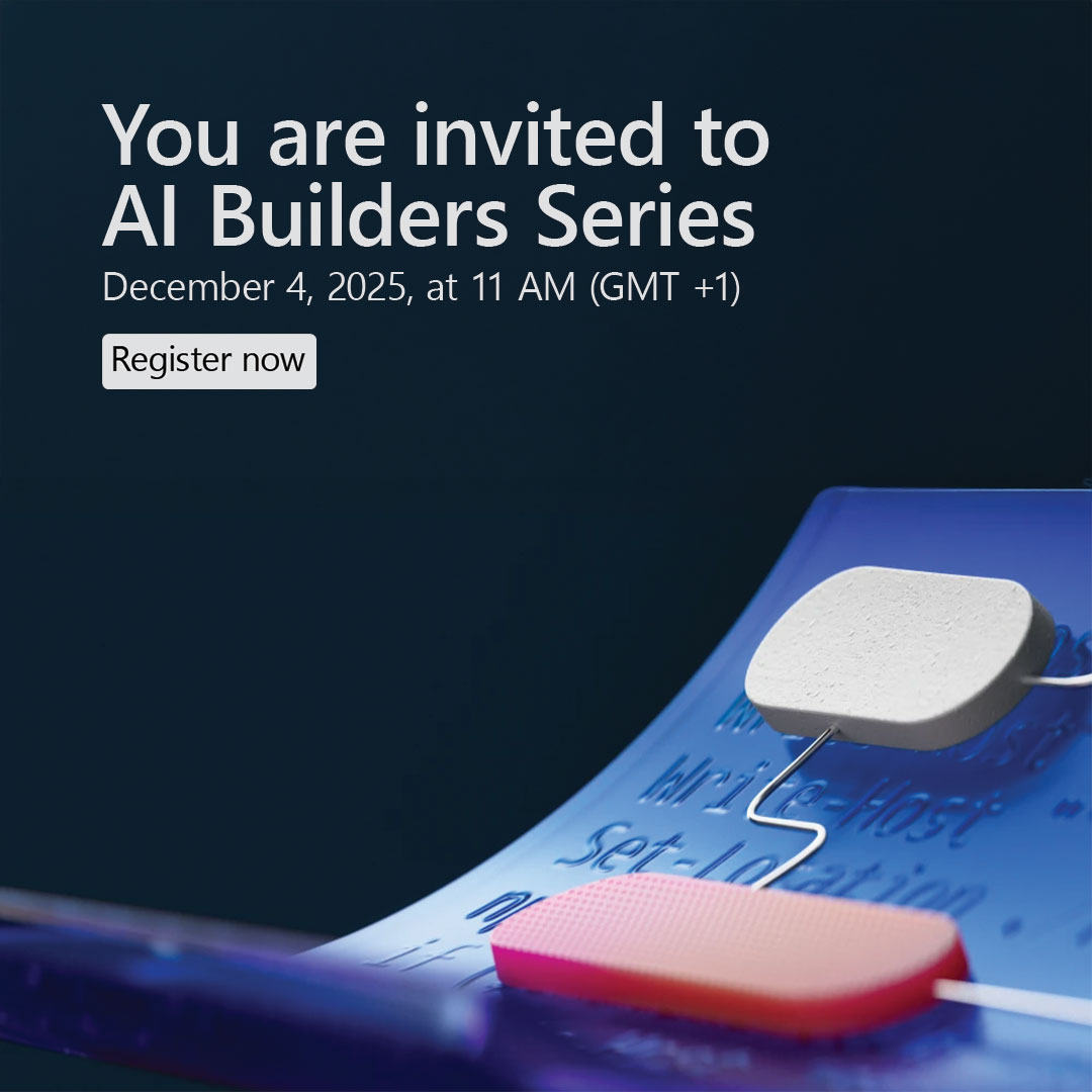 msdevCEE's tweet image. AI is transforming how software is imagined, built, and scaled. Join AI Builders series to learn how to move beyond pilots and deploy LLMs at scale with governance, performance optimization, and cost management.

Start learning today: msft.it/6018tnSyY
