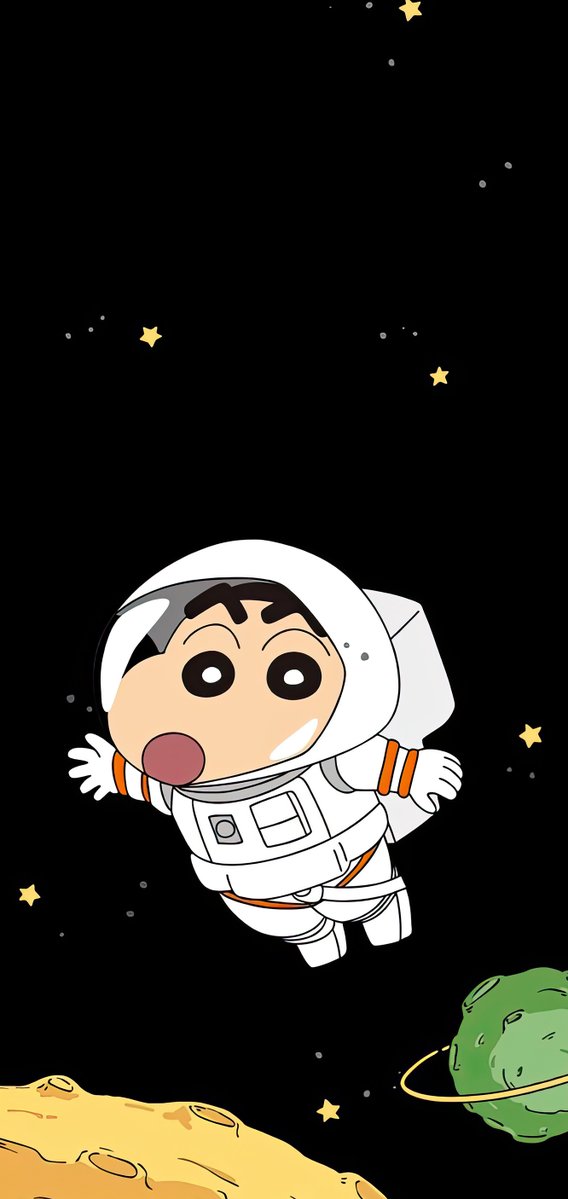 Papers_app's tweet image. Lost in Space ✨✨ - Shinchan