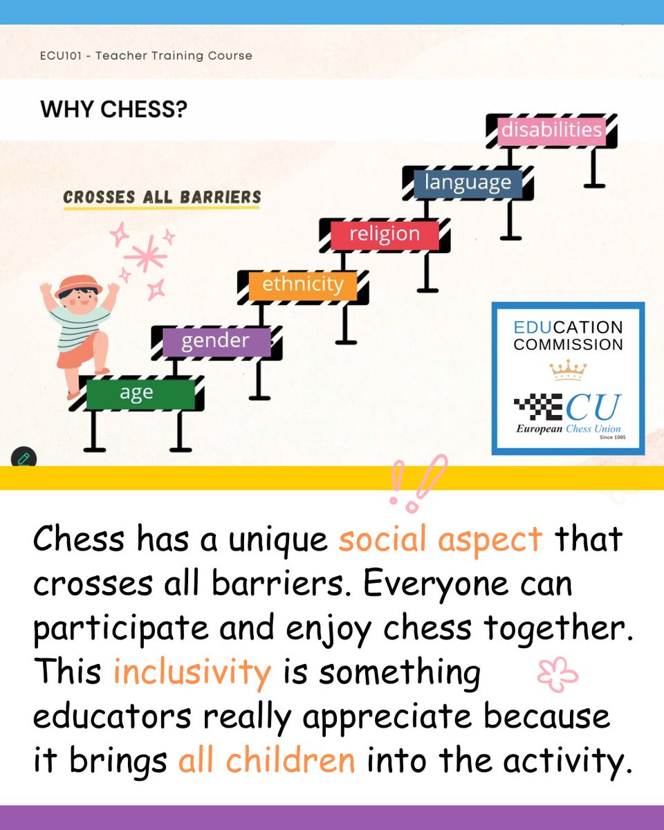 ECU_Education's tweet image. The social value of #chessineducation 
@ECUonline