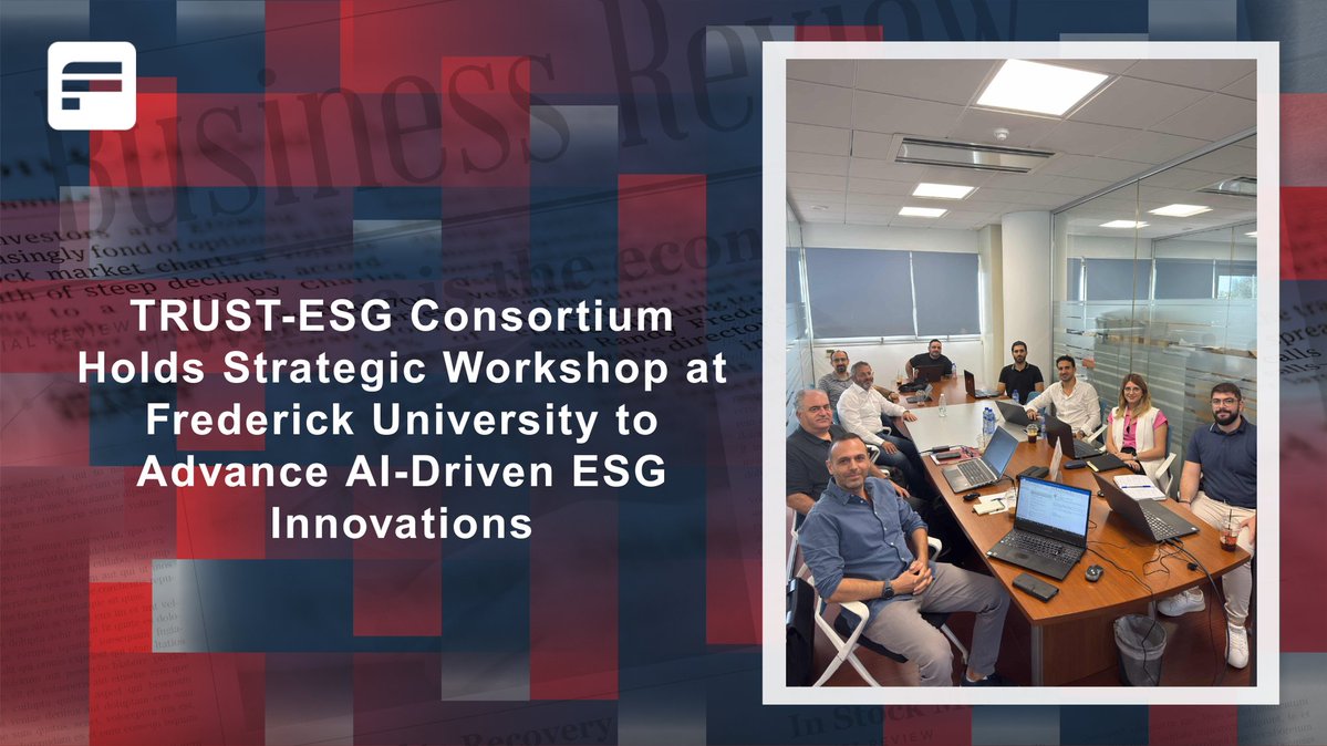 ✨We are happy to highlight our member Infocredit Grou pLtd, which joined partners from Frederick Research Center (FRC) and the Cyprus University of Technology (CUT) for a strategic TRUST-ESG workshop hosted at Frederick University.
febis.org/2025/11/25/tru…