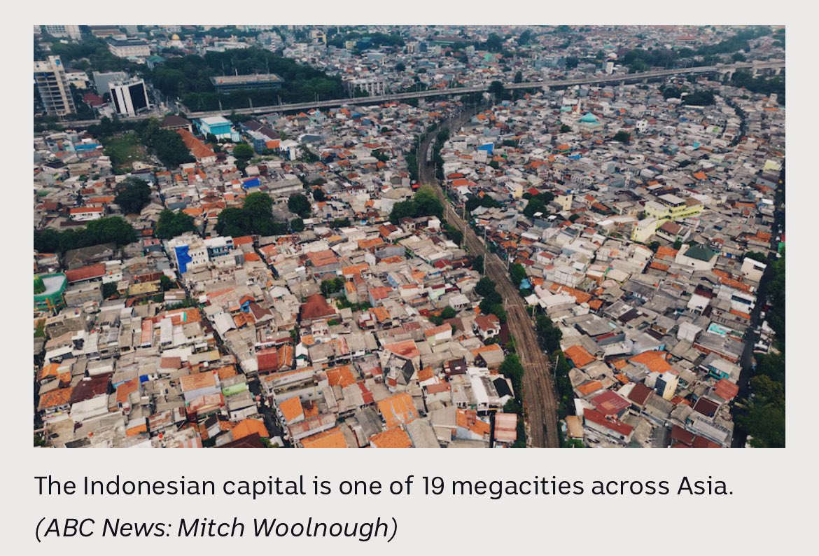 CurtisSChin's tweet image. #Asia 🌏 #GotPeople

@UN: Asia is now home to 9 of 10 most populous #cities, w/ #Jakarta, at 42 million residents, having the largest population globally. #Tokyo had long held the title as the world's largest city, but its population growth has stagnated. abc.net.au/news/2025-11-2…