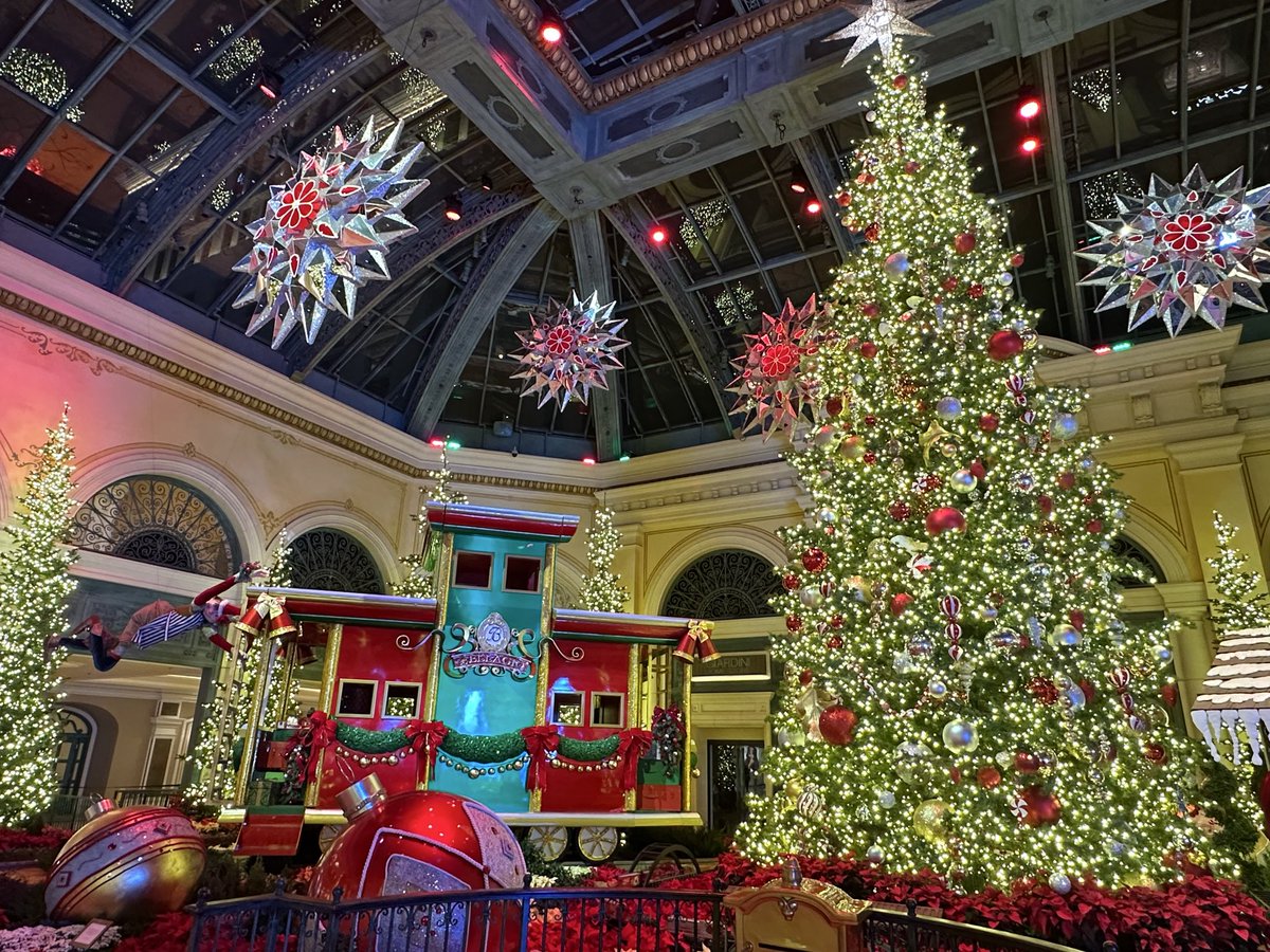 Capt_Fishpaste's tweet image. Vegas gone full Christmassy.