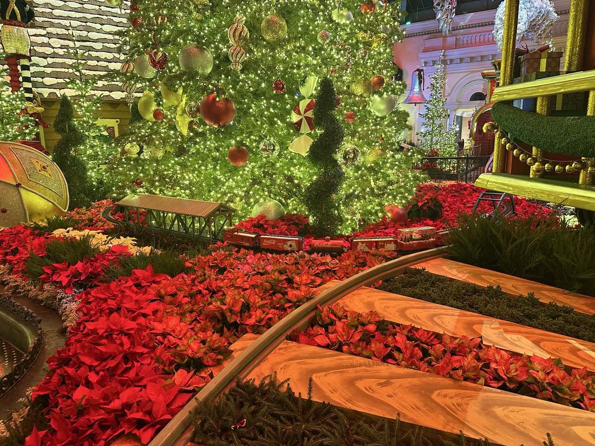 Capt_Fishpaste's tweet image. Vegas gone full Christmassy.