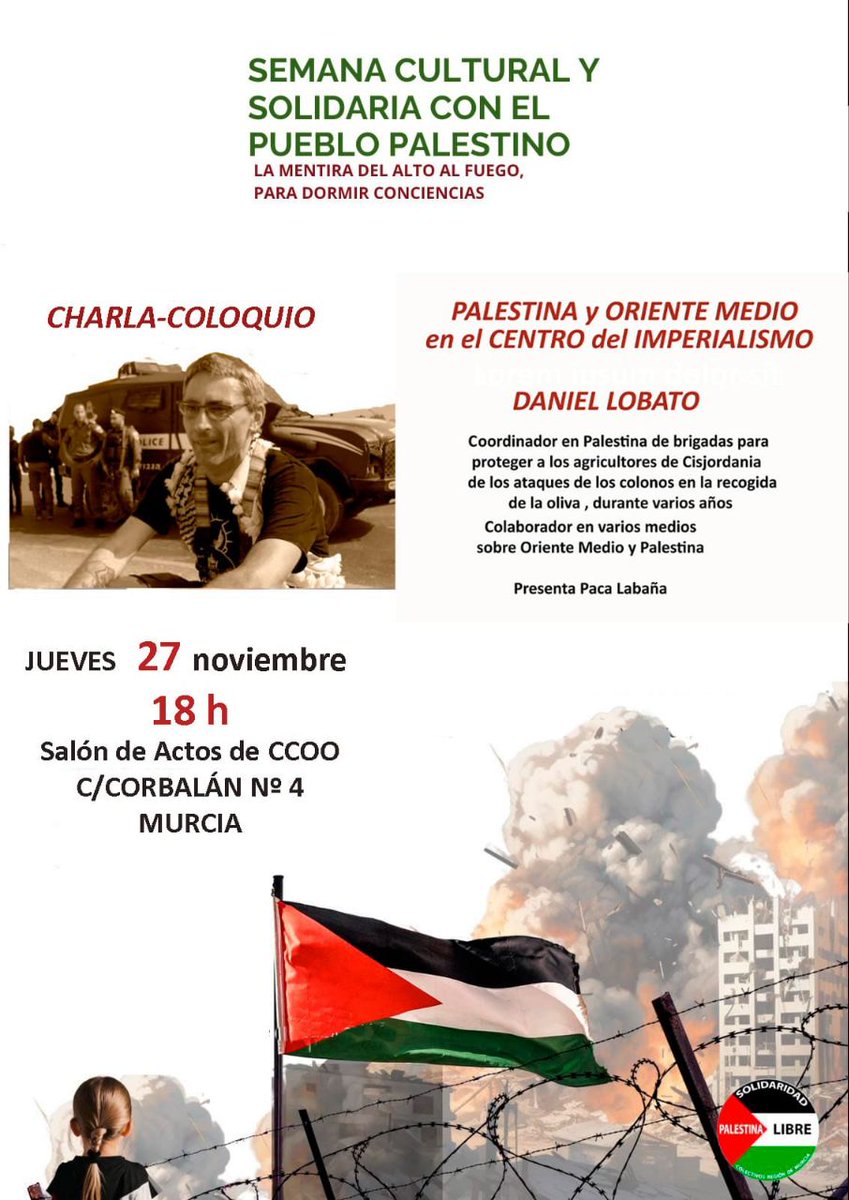 Palestina Libre 🇵🇸 Región de Murcia tweet media