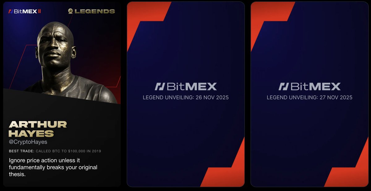 BitMEX's tweet image. There could only be 1 person we kick off the #BitMEXLegends list with.

Known to many as Mr. Yachtzee, introducing Legend #1: @CryptoHayes, our Co-Founder and mega crypto icon.

Learn more about the legends 👇

bitmex.com/hall-of-legends