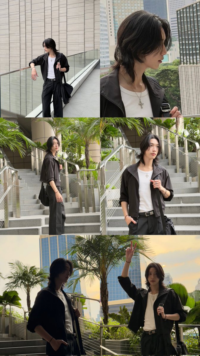 NoinaAlways's tweet image. น้องเน้ก + รูปไลฟ์สไตล์ + ออลแบล็ก + sunset = perfect combination 🥹🌤🖤✨️
พระอาทิตย์ตกดินที่ว่าสวย ก็ยังทำให้ละสายตาไปจากเธอไม่ได้เยย 😗🤏
ขอบคุณที่แวะเอาหน้าหล่อๆ มาอวดน้า คิดถึงจาแย่ 🥹❤️
นึกถึงที่น้องบอกว่าชอบผมชอบชุดวันนั้น ก็เลยถ่ายมาเยอะเยยจิ~ 🫳

#NEXnattakit