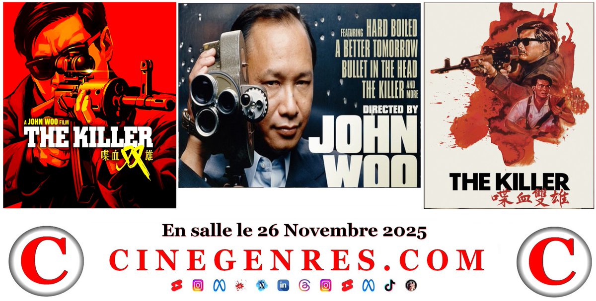 videotheque_i's tweet image. 𝐄n 𝐒alle : 

𝐓𝐡𝐞 𝐊𝐢𝐥𝐥𝐞𝐫
Film  de #JohnWoo  en 1989 
Avec  #ChowYunFat #DannyLee #SallyYeh

*Véritable Chef d&apos;œuvre

#TheKiller #culte  #action #classics  #cinegenres   #cinema 

𝐓railer 
youtube.com/watch?v=RmHJyS…