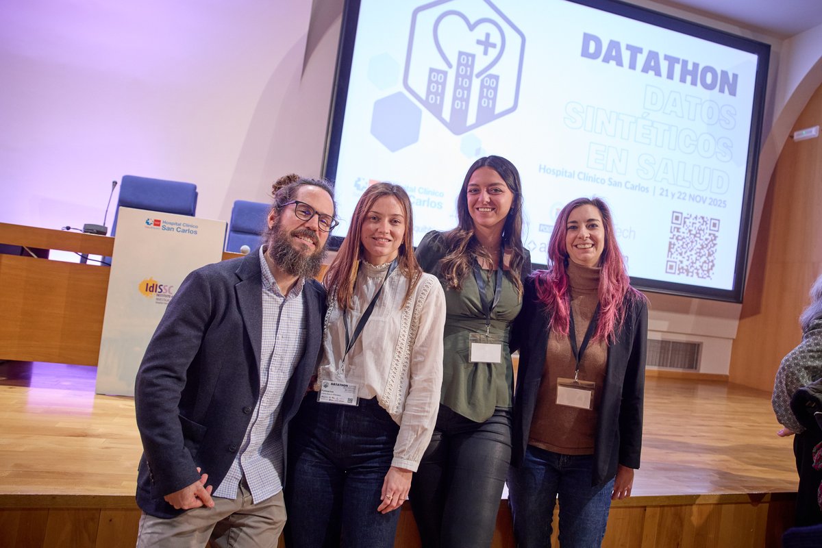 Atrys_Health's tweet image. Atrys, orgulloso copatrocinador de la I edición del Datathon sobre Datos Sintéticos en Salud organizado por @IIS_IdISSC . 🚀Nuestro equipo de Smart Data participó activamente y su director impartió una ponencia sobre datos sintéticos. 
#AtrysHealth #SaludDigital #SyntheticData