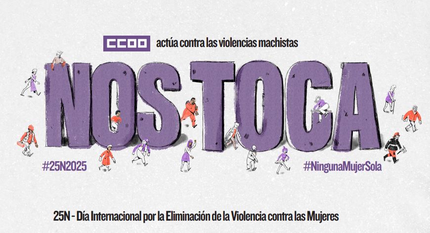 CCOO_REXSA's tweet photo. Contra las violencias 🤜🏽 TODO
🗣 Prevenir
✊🏽 Combatir
❌ Erradicar cualquier manifestación de estas violencias de género en los centros de trabajo

🔎 Detectar
🫂 Acompañar
📚 Asesorar a las mujeres que padecen estas violencias fuera de las empresas 

#NingunaMujerSola https://t.co/EJ9UXmER4D